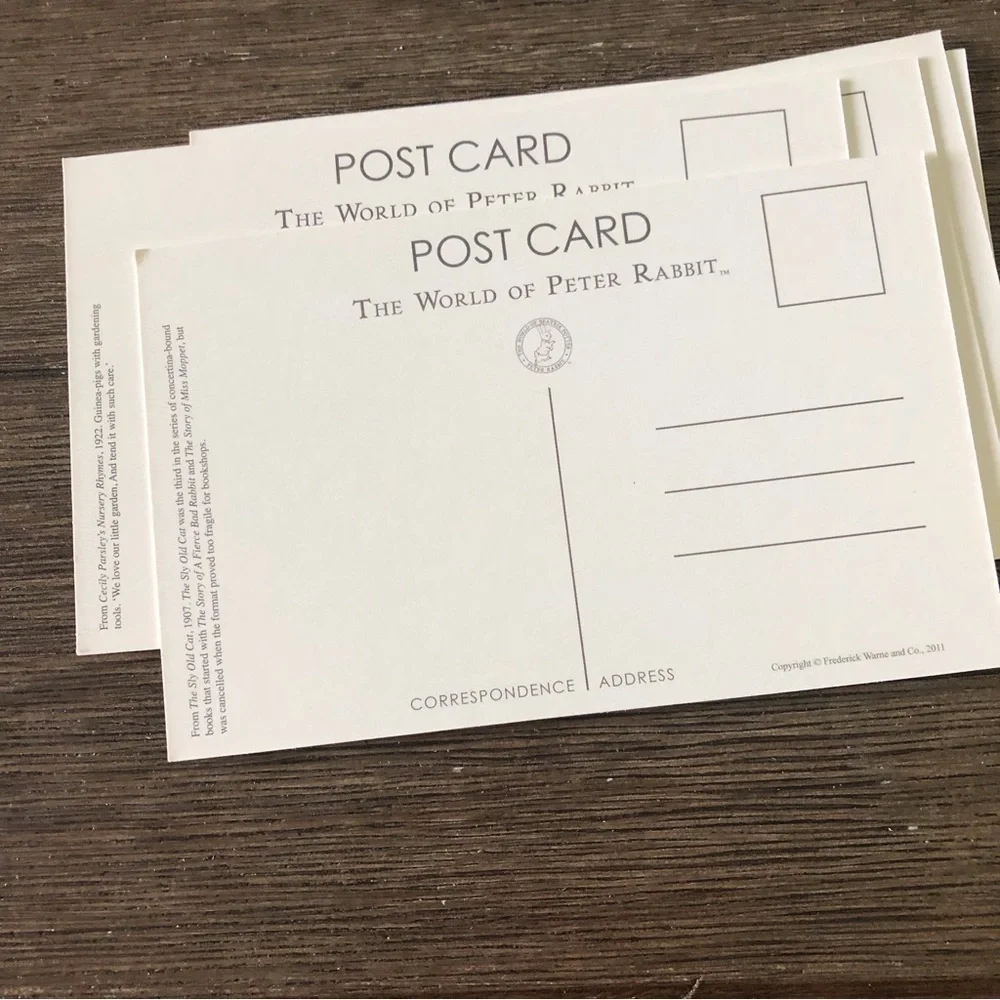 The World of Peter Rabbit Postcards: Mice & Friends (Set of 5)